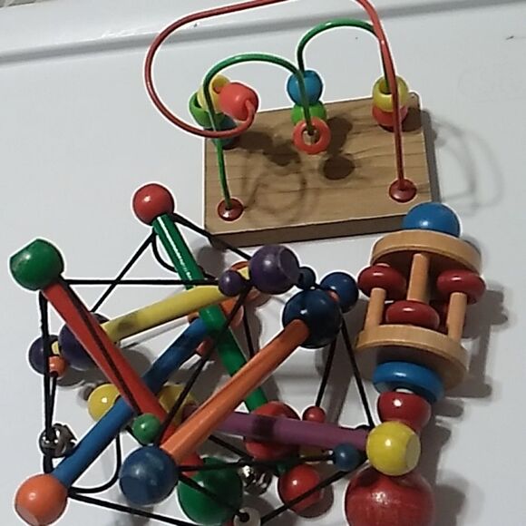 Set of Three  Wooden Toys - Picture 1 of 4